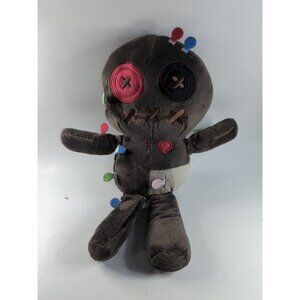 Cute Ghost Horror Voodoo Doll Plush Stuffed Toy Brown